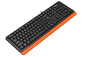 Клавиатура A4tech Fstyler FKS10 ORANGE, цвет черный