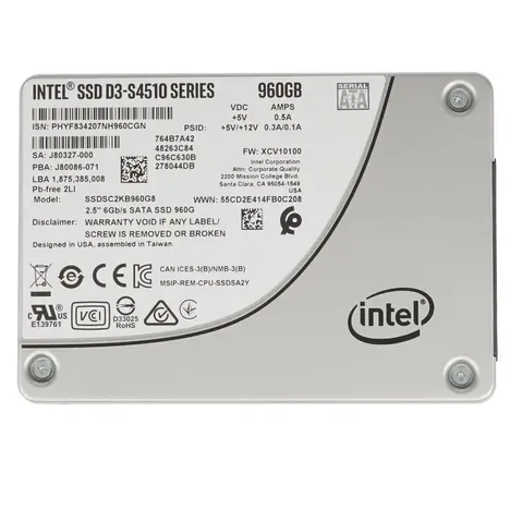 Внутренний твердотельный накопитель Intel Original SATA III 960Gb