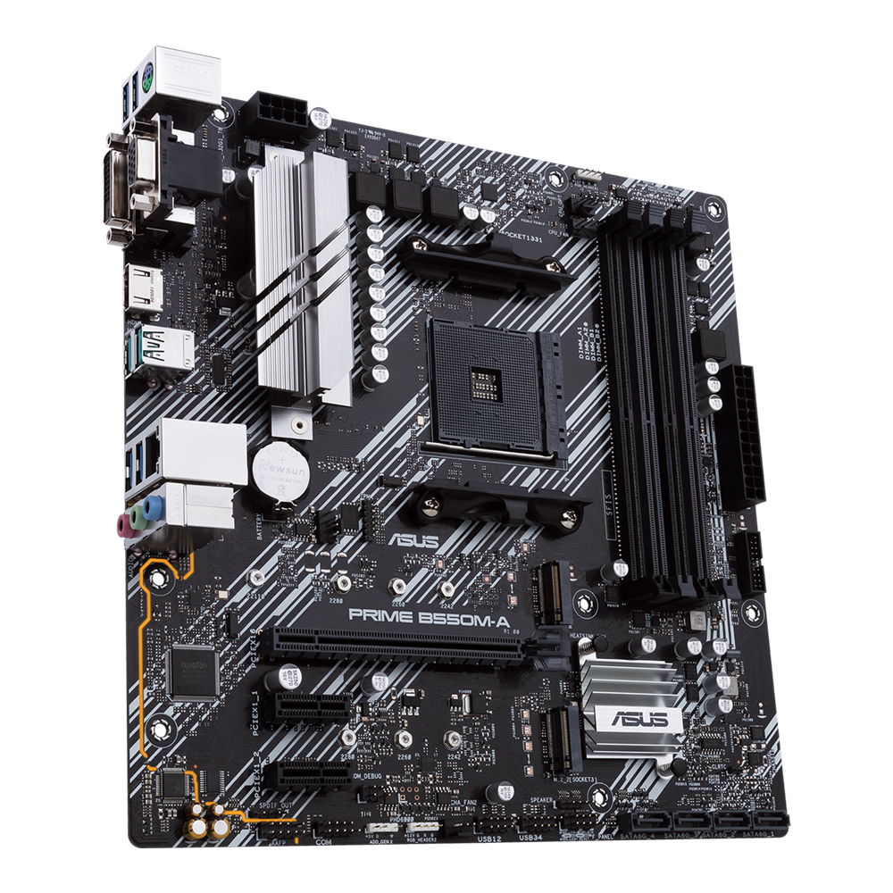 Материнская плата ASUS AMD B550 PRIME B550M-A/CSM