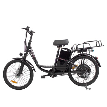 Электровелосипед HIPER Engine Nova D1 Graphite (2022), HE-ND01, 22" колеса, 350 Вт мотор, 10,4 Ач батарея, графитовый Повреждение упаковки