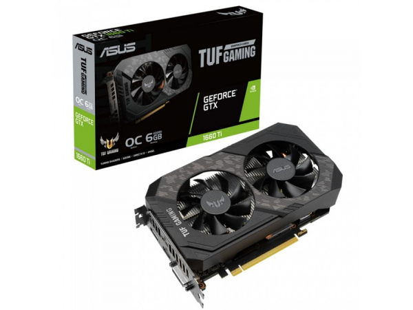 

Видеокарта ASUS GeForce GTX 1660 Ti 6 ΓБ Retail