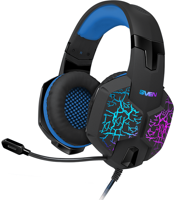 Гарнитура SVEN AP-U980MV, цвет синий/черный