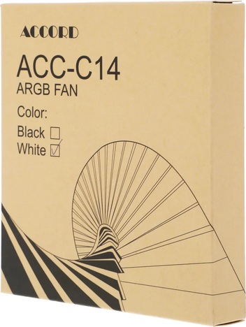 Вентилятор Accord для корпуса ACC-C14 ARGB White