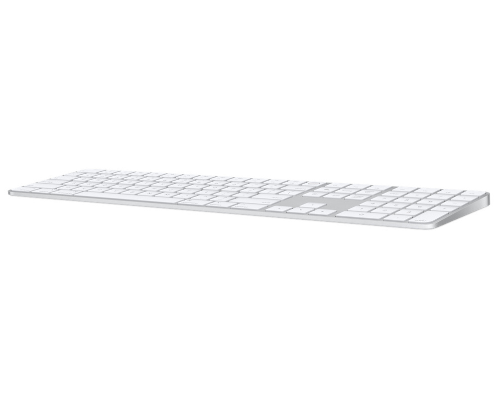 Клавиатура Apple Magic Keyboard with Touch ID and Numeric Keypad for Mac MK2C3LL/A, цвет белый  EN keyboard