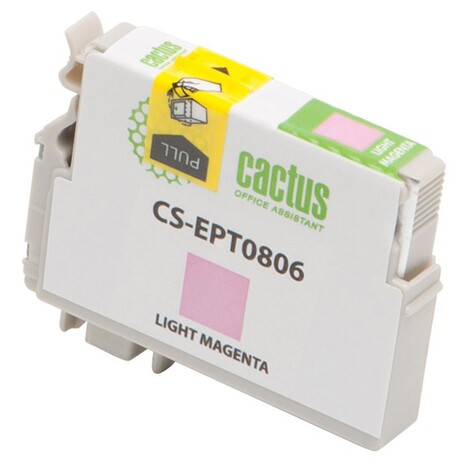 Картридж светло-пурпурный Cactus CS-EPT0806