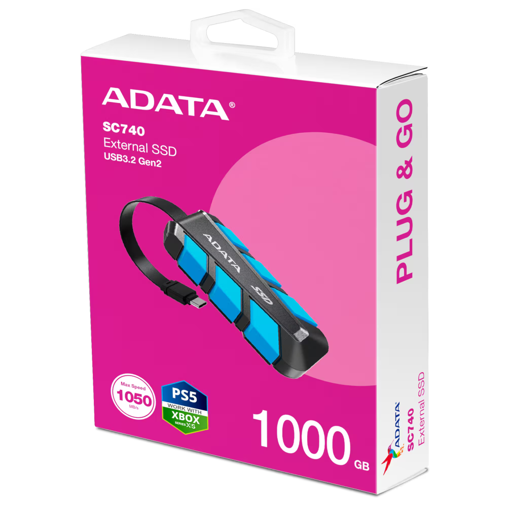 Накопитель  ADATA  SC740 1000GB USB 3.2