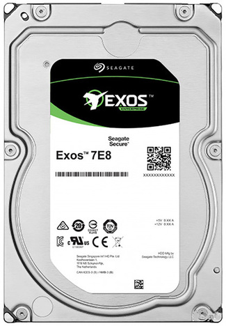 Жесткий диск  SEAGATE Exos 7E8 3.5  1Tb 7.2K SAS 12Gb/s