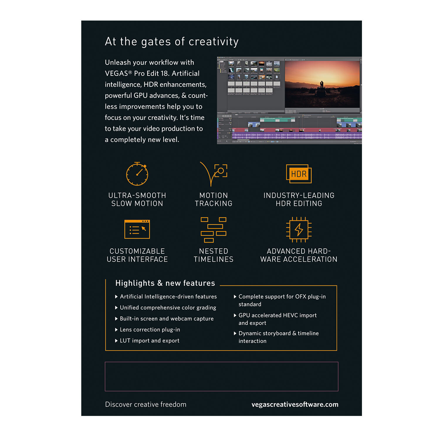 Magix VEGAS Professional Edit (лицензия), ONLINE SHIPPING Pack (OSP)