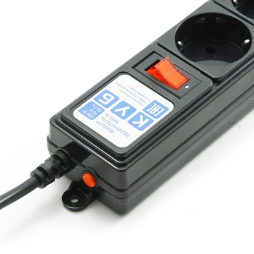 Сетевой фильтр Powercube Сетевой фильтр SPG-B-10-BLACK 3м (5 розеток)