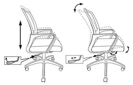 Кресло Бюрократ  MC-201