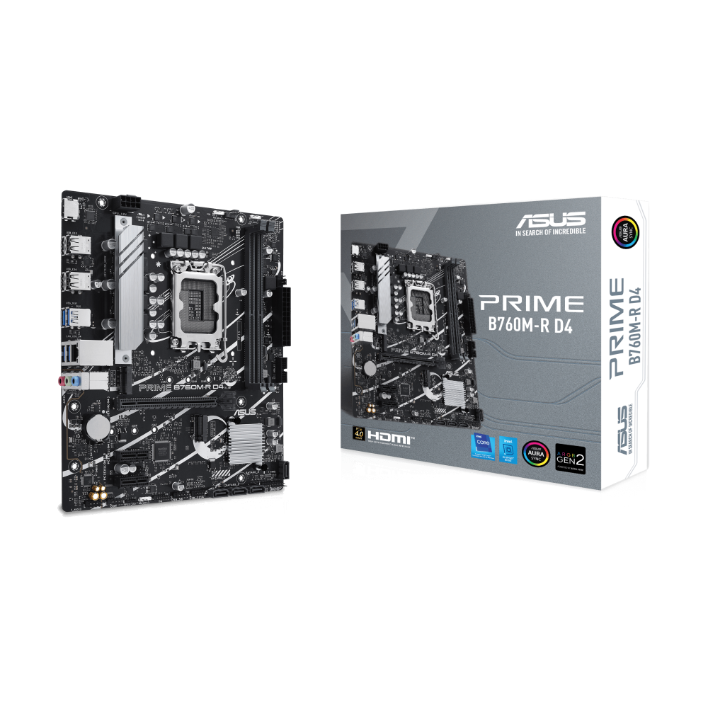 Материнская плата ASUS Intel B760 PRIME B760M-R D4