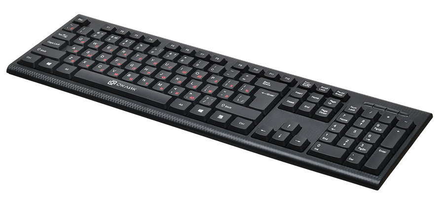 Клавиатура Oklick KeyBoard 120M 1083044, цвет черный