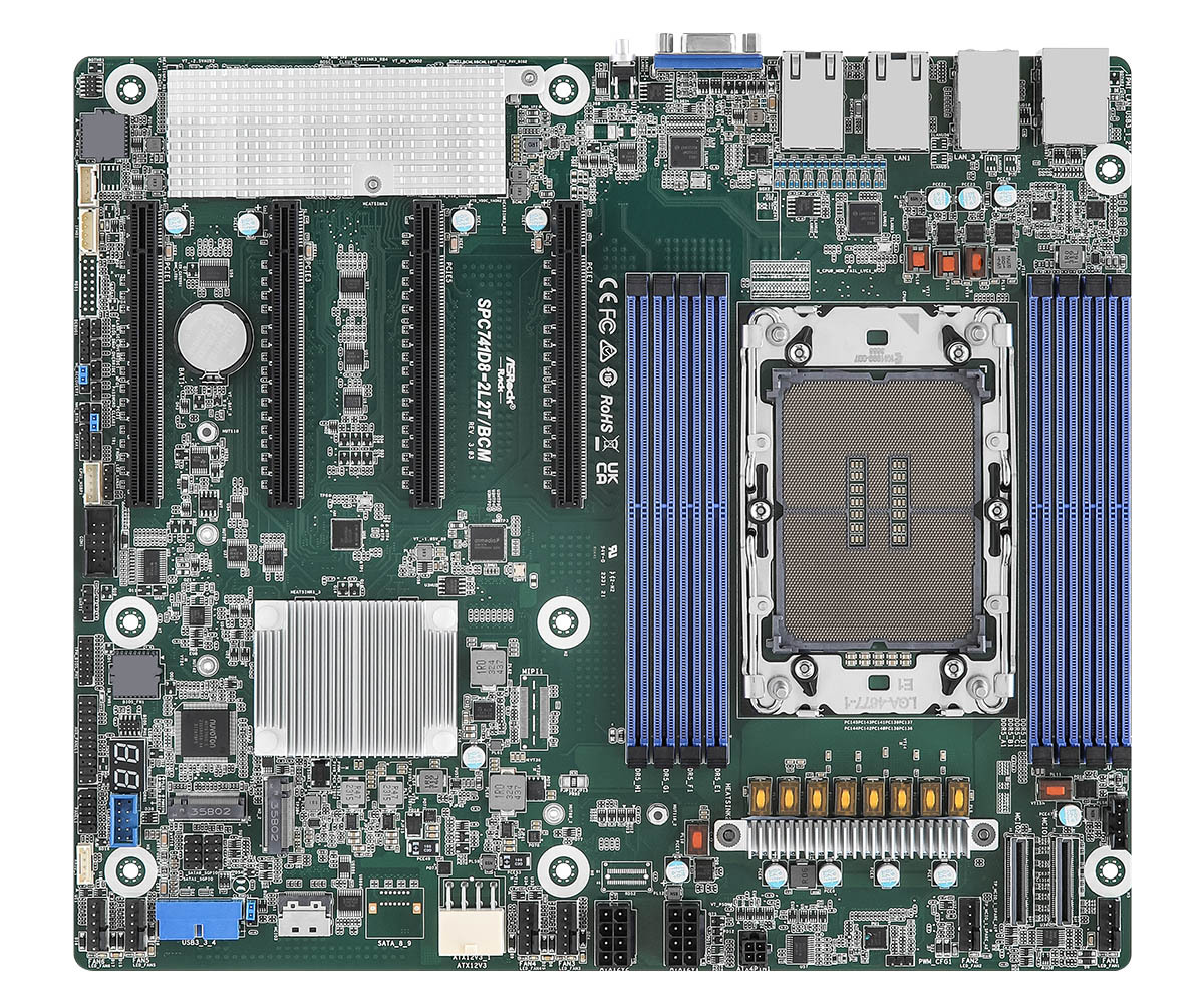 Материнская плата ASRock LGA 4677 Intel C741 SPC741D8-2L2T/BCM