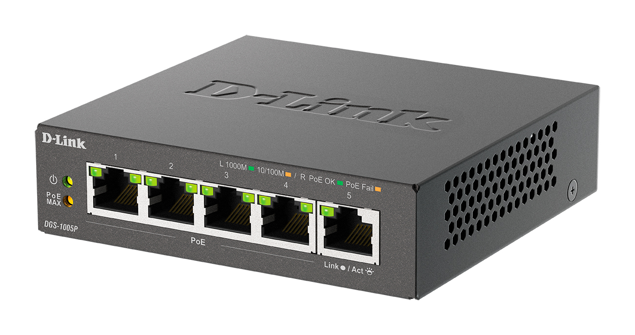 Коммутатор D-LINK DGS-1005P