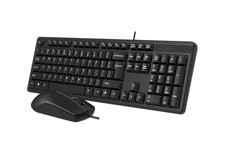 Клавиатура+мышь A4tech Клавиатура + мышь KK-3330S USB (BLACK), цвет черный
