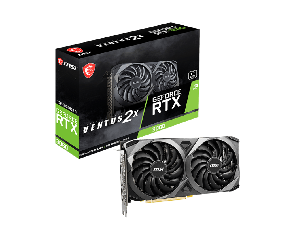Видеокарта MSI GeForce RTX 3060 12 ΓБ Retail