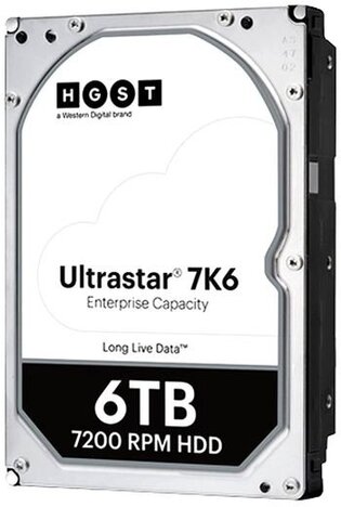 Жесткий диск  HGST Server HDD 3.5  6TB 7.2K SATA3
