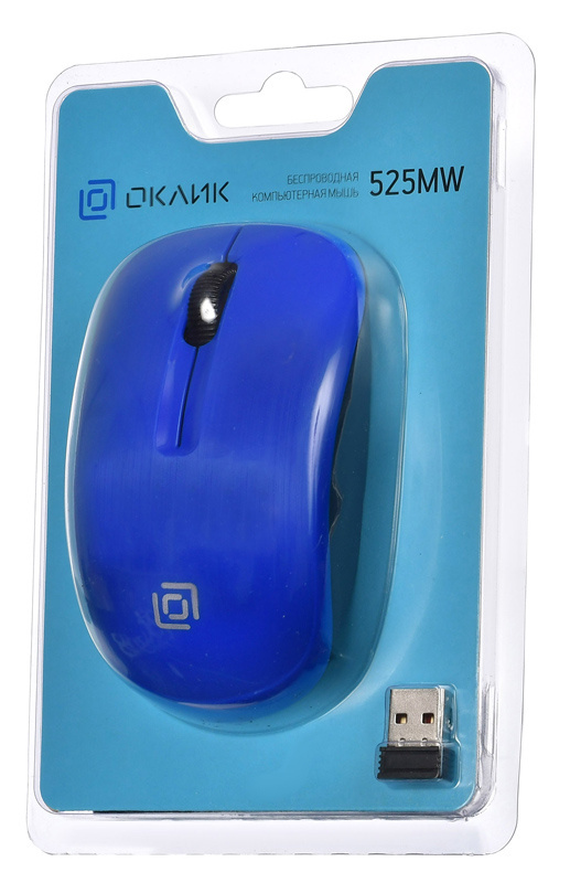 Мышь Oklick Мышь 525MW 1090723, цвет черный
