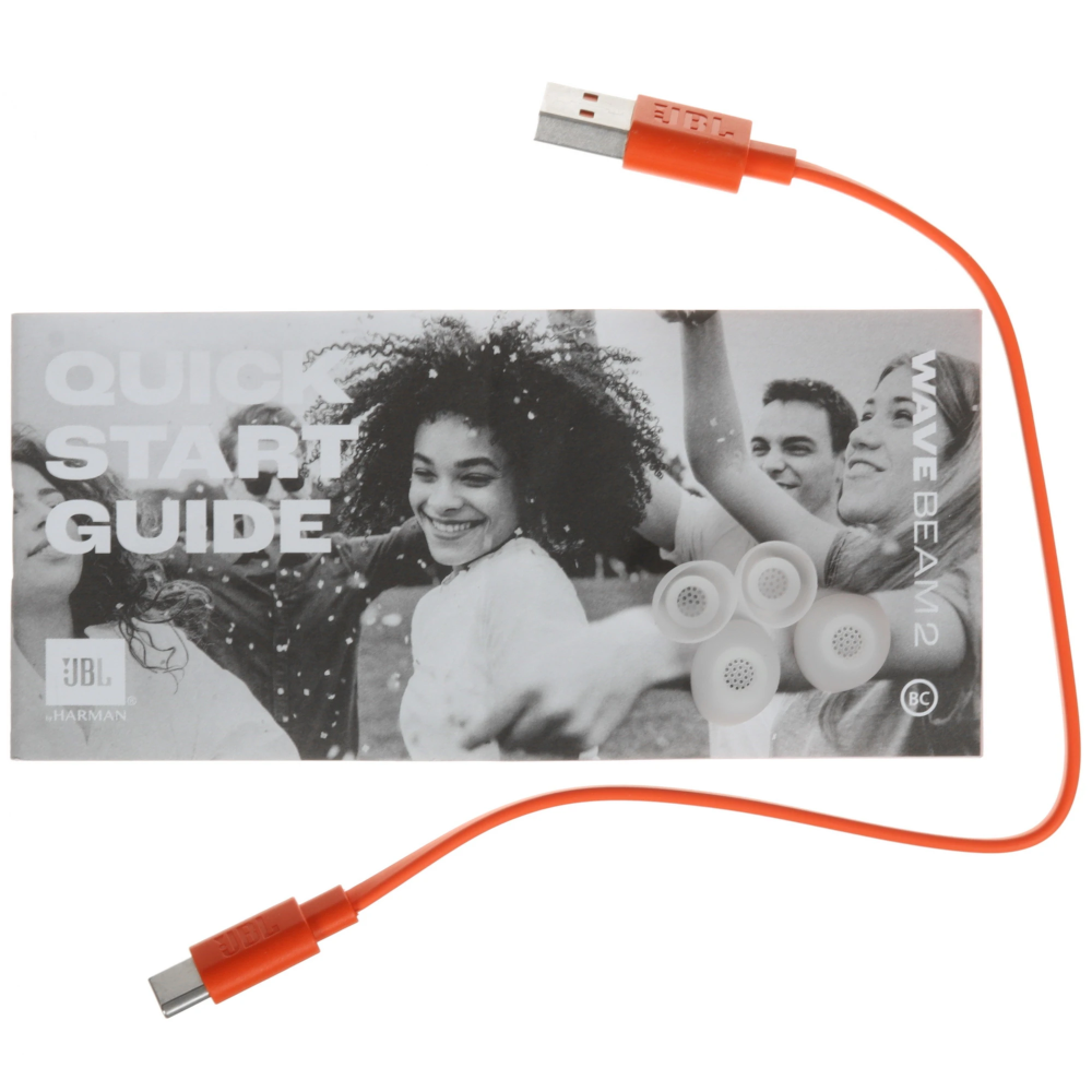 Bluetooth-гарнитура JBL Wave Beam 2, цвет белый