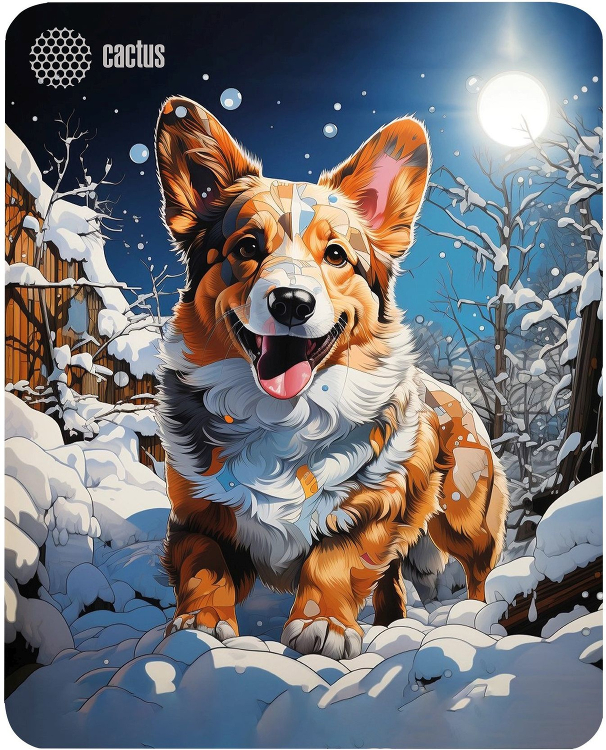 Cactus Игровой коврик Corgi CS-MP-D13M