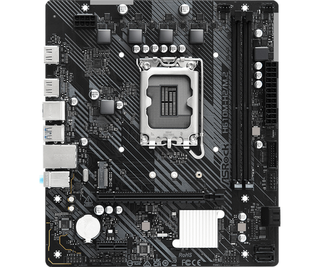 Материнская плата Asrock H610M-H2/M.2 Soc-1700 Intel H610 2xDDR4 mATX AC`97 8ch(7.1) GbLAN+HDMI