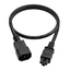 GCR Кабель питания PROF 1.5m, С14 - С5, черный, 3*1,5mm, GCR-55967