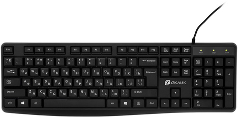 Клавиатура Oklick USB 145M 1659983, цвет черный