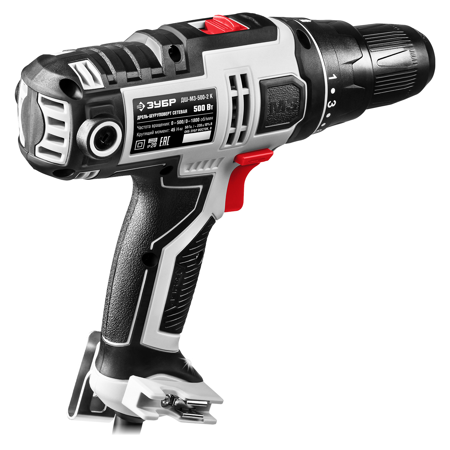 Безударная дрель-шуруповерт ЗУБР ДШ-М3-500-2 К