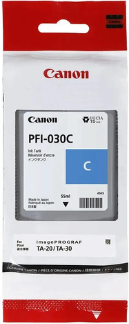 Картридж голубой Canon PFI-030, 3490C001