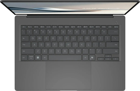 Ноутбук Asus Zenbook 14 UX3407QA-QD267W Snapdragon X X1-26-100 16Gb SSD512Gb Qualcomm Adreno 14" OLED WUXGA (1920x1200) Windows 11 Home grey WiFi BT Cam Bag (90NB1502-M00DN0)