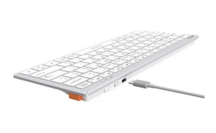 Клавиатура A4tech Fstyler FBX51C WHITE, цвет белый