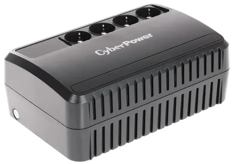 ИБП CyberPower BU1000E, Line-Interactive, 1000VA/600W, 4 Schuko розетки, Black, 0.4х0.3х0.3м., 7.8кг./ UPS Line-Interactive CyberPower BU1000E 1000VA/600W (4 EURO)