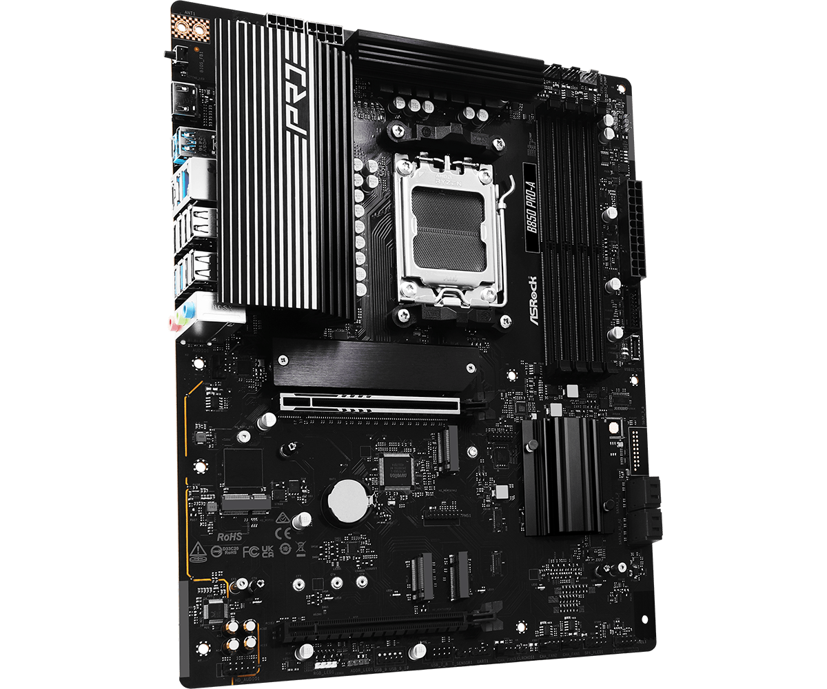 Материнская плата ASRock AM5 AMD B850 B850 PRO-A