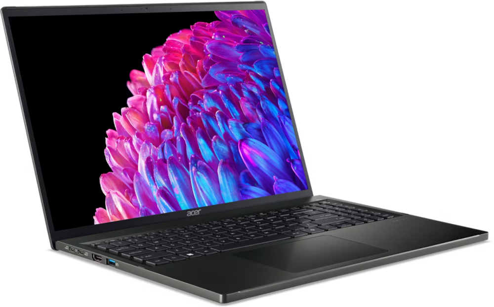 Ноутбук ACER Swift Edge 16 SFE16-44-R2RD AMD Ryzen 7 8840U (черный)
