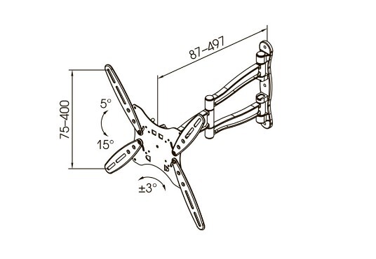 Кронштейн Kromax TECHNO-5