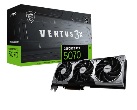 Видеокарта MSI GeForce RTX 5070 12 ΓБ Retail