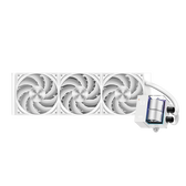 Система водяного охлаждения PcCooler DS360 WH Soc-AM5/AM4/1151/1200/1700 белый 4-pin Al LCD 300W Ret (DS360-WHNWXX-GL)
