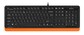 Клавиатура+мышь A4tech Fstyler F1010 F1010 ORANGE, цвет черный