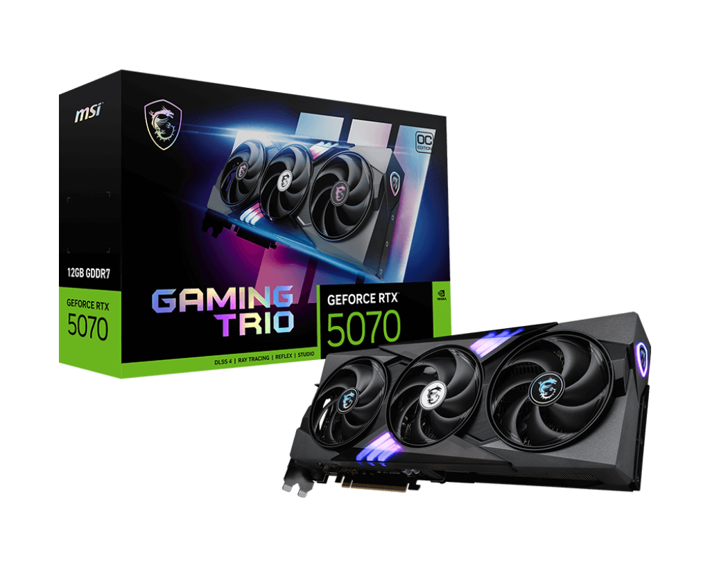 Видеокарта MSI GeForce RTX 5070 12 ΓБ Retail