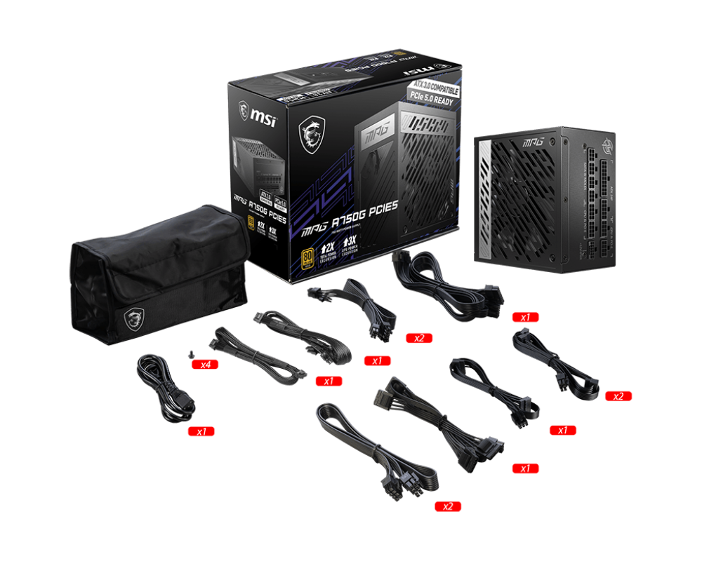 Блок питания MSI MPG A750G PCIE5