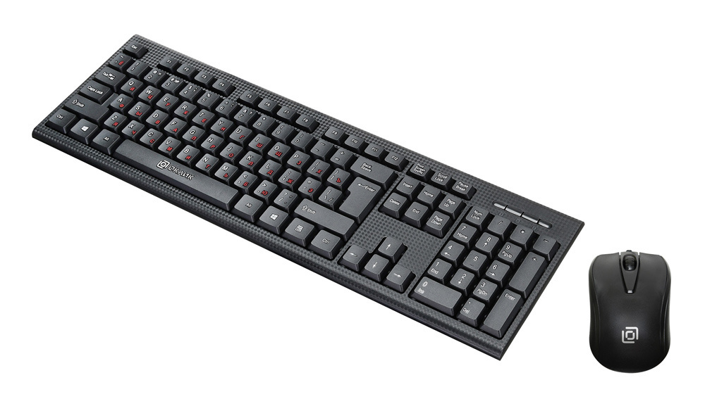 Клавиатура+мышь Oklick KB+M 630M 1091260, цвет черный