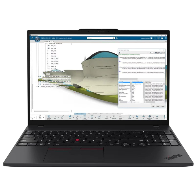 Ноутбук LENOVO ThinkPad P16s G4 AMD Ryzen Al 7 350 (черный)