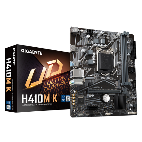 Материнская плата Gigabyte LGA1200 Intel Q470 H410M K 2.0