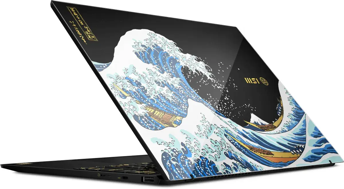 Ноутбук MSI Prestige 13 AI+ Ukiyo-e Edition A2VMG-096RU Intel Core Ultra 9 288V/32Gb/SSD2Tb/13.3"/OLED/2.8K/2880x1800/60Hz/Win11/Ukiyo-e Edition (9S7-13Q323-096)