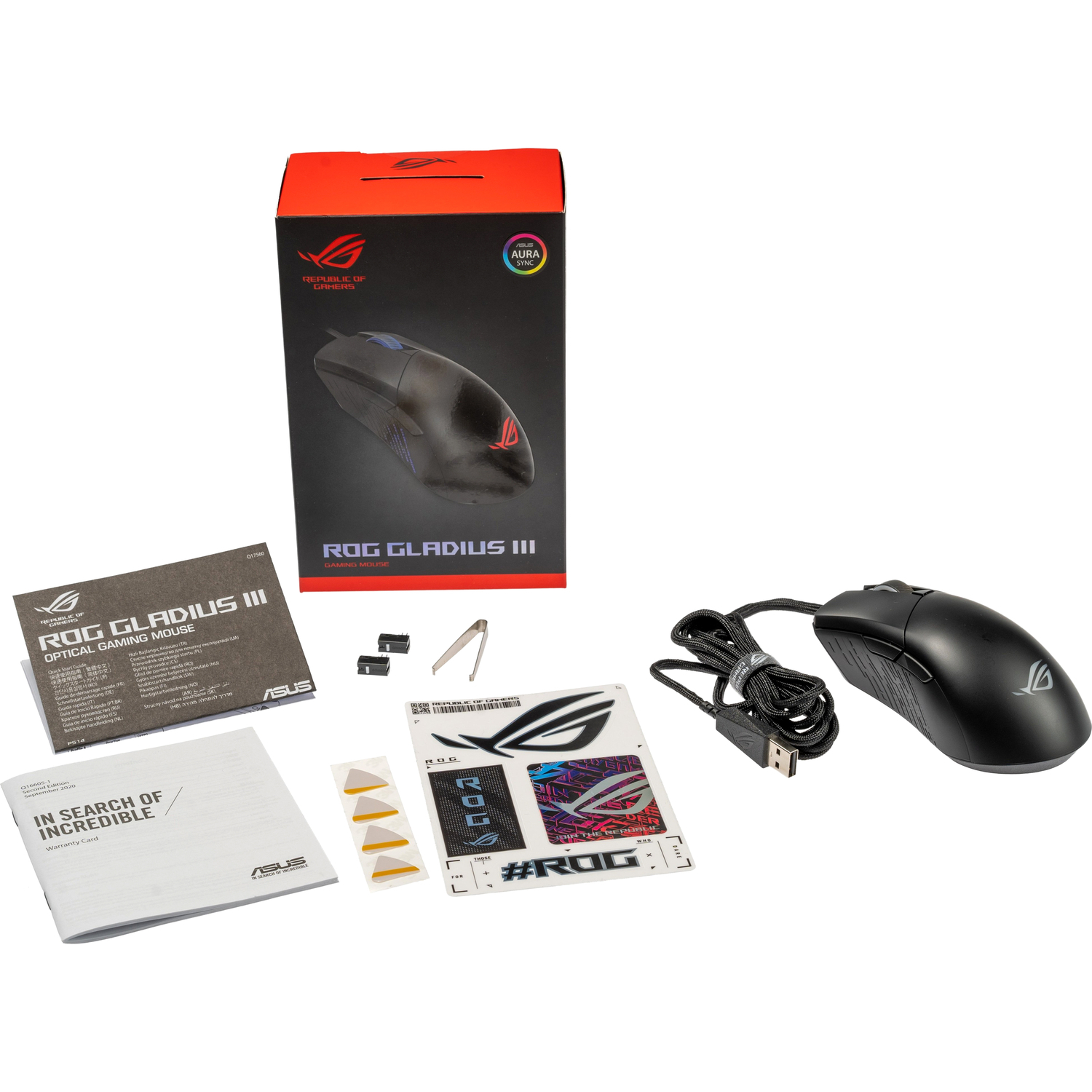 Мышь ASUS ROG GLADIUS III 90MP0270-BMUA00, цвет черный