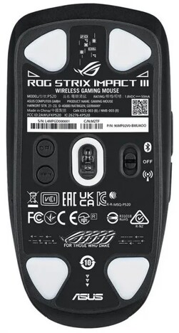 Мышь ASUS ROG Strix Impact III Wireless 90MP03D0-BMUA00, цвет черный