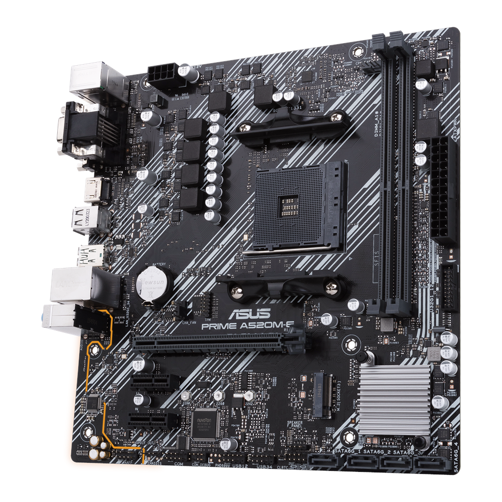Материнская плата ASUS AMD A520 PRIME A520M-E