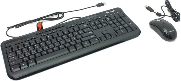 

Клавиатура+мышь Microsoft Corporation Wired Desktop 600 3J2-00015, цвет черный
