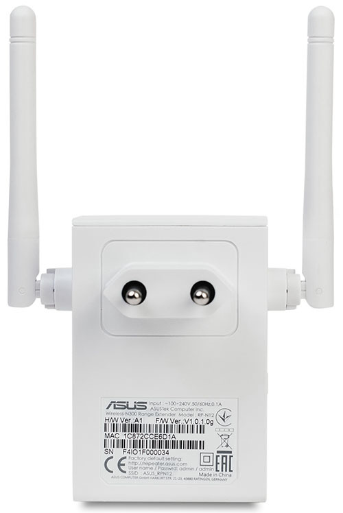 Точка доступа ASUS RP-N12