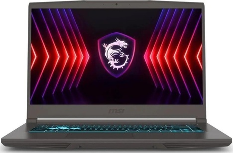 Ноутбук 15.6" IPS FHD MSI Thin 15 B13UCX-2649XRU gray (Core i5 13420H/8Gb/512Gb SSD/2050 4Gb/noOS) (9S7-16R831-2649)